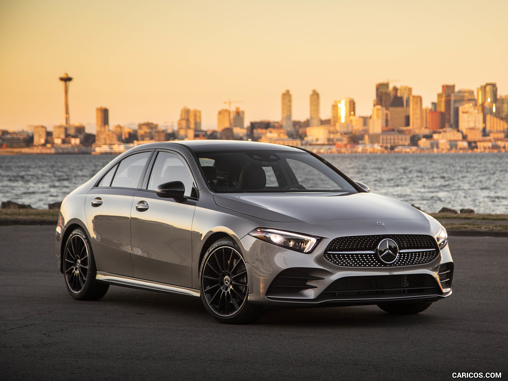 2019 Mercedes-Benz A-Class Sedan (US-Spec) - Front Three-Quarter