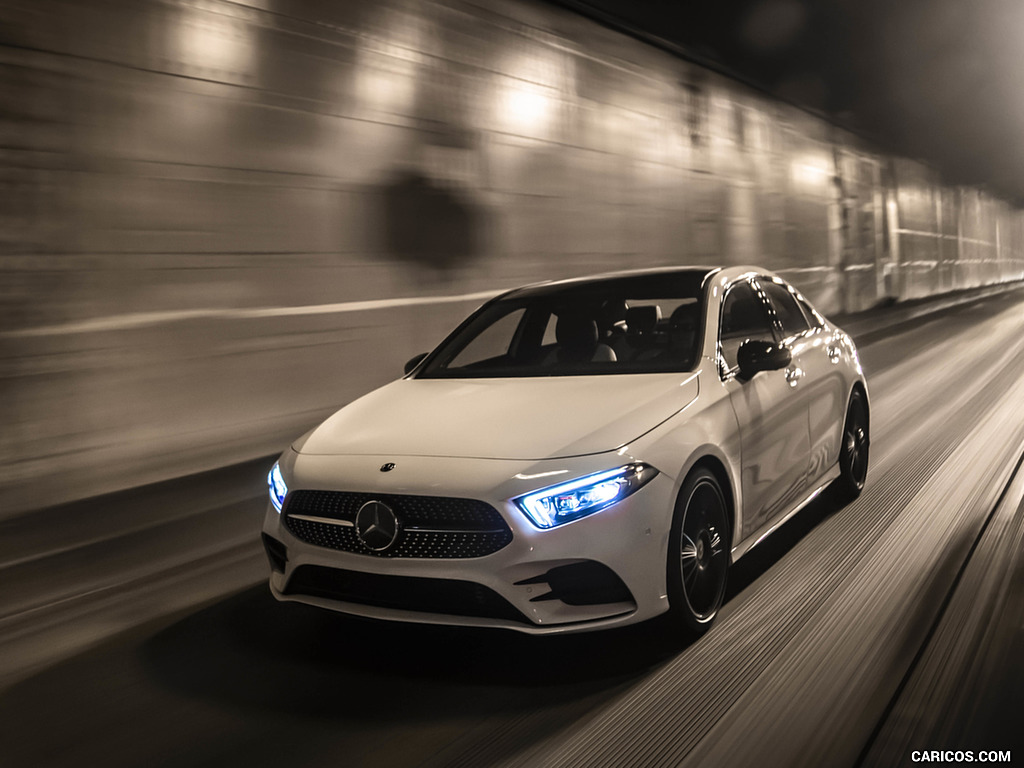 2019 Mercedes-Benz A-Class Sedan (US-Spec) - Front Three-Quarter