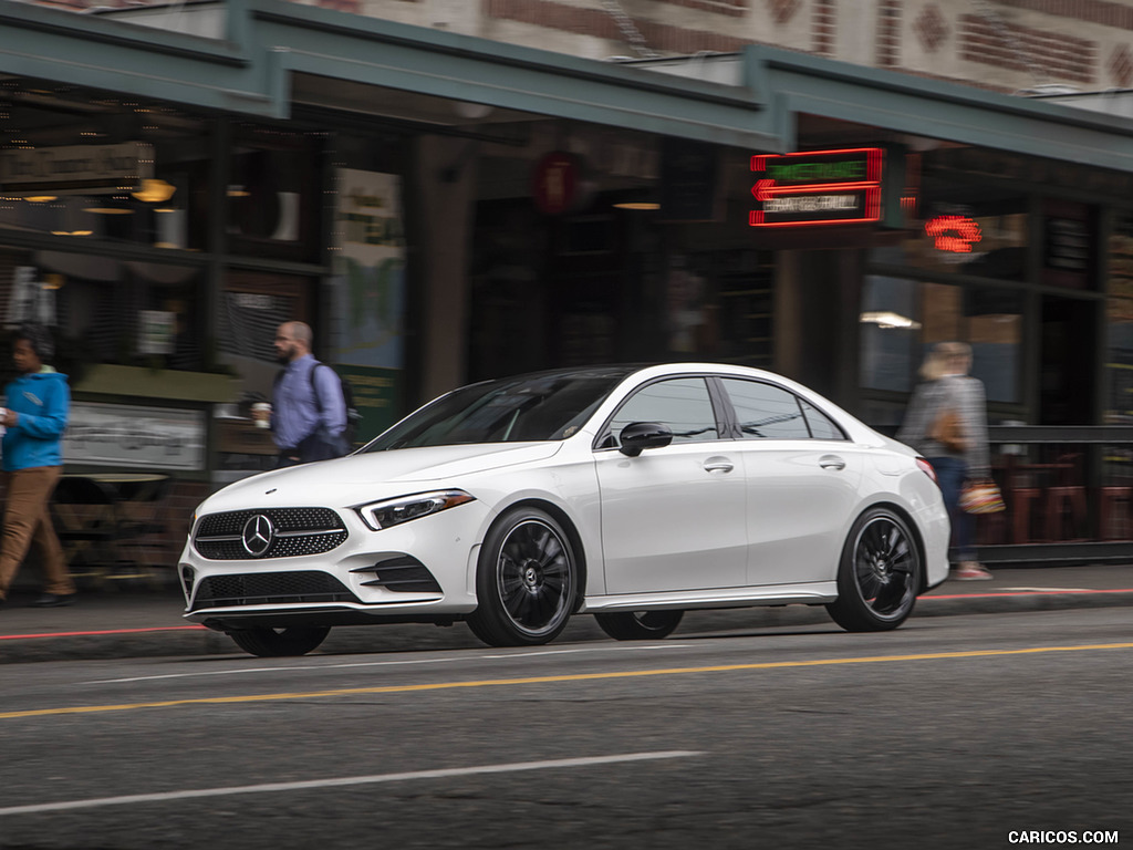 2019 Mercedes-Benz A-Class Sedan (US-Spec) - Front Three-Quarter