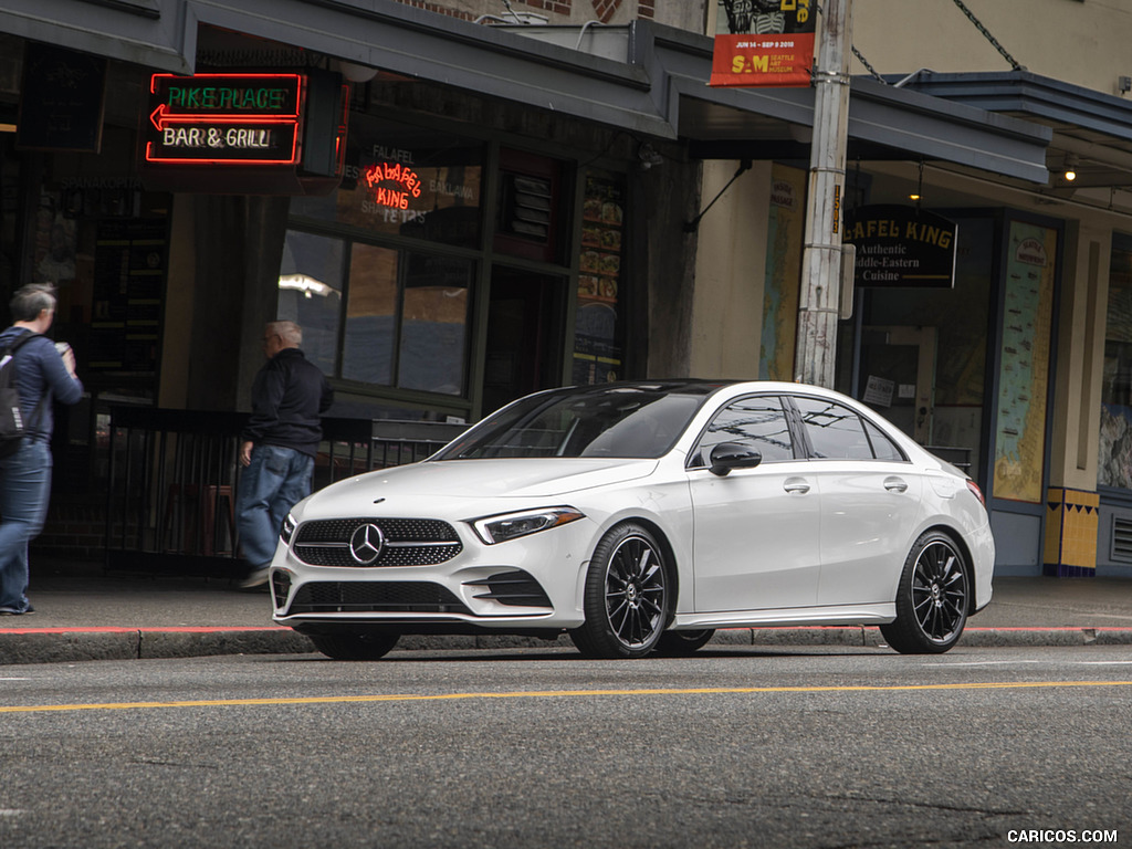 2019 Mercedes-Benz A-Class Sedan (US-Spec) - Front Three-Quarter