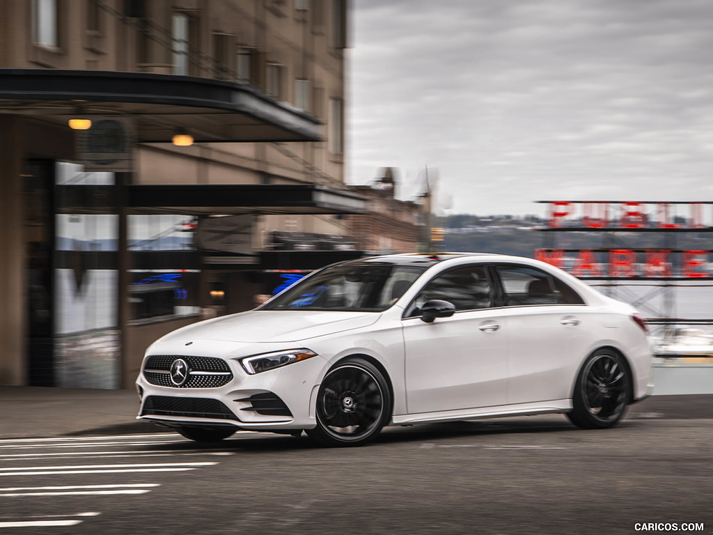 2019 Mercedes-Benz A-Class Sedan (US-Spec) - Front Three-Quarter