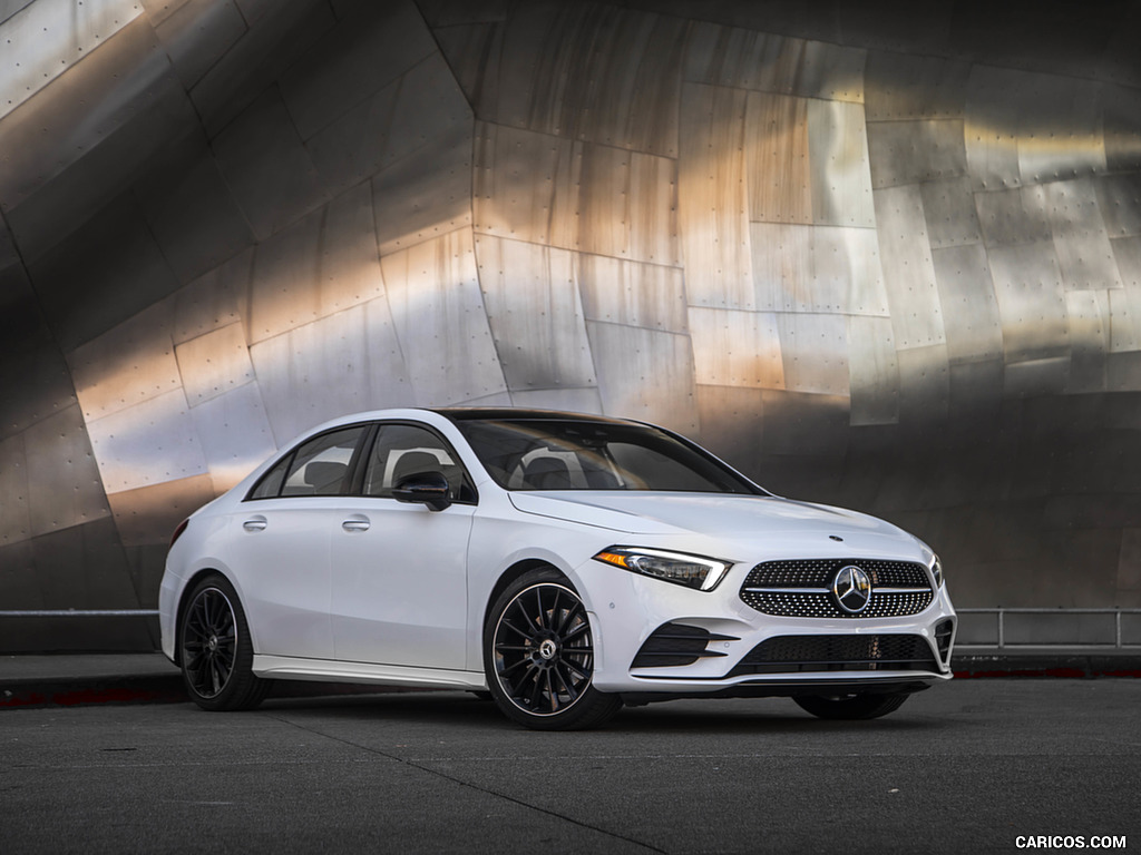 2019 Mercedes-Benz A-Class Sedan (US-Spec) - Front Three-Quarter