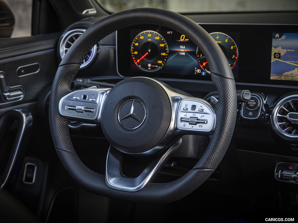 2019 Mercedes-Benz A-Class Sedan (US-Spec) - Interior, Steering Wheel