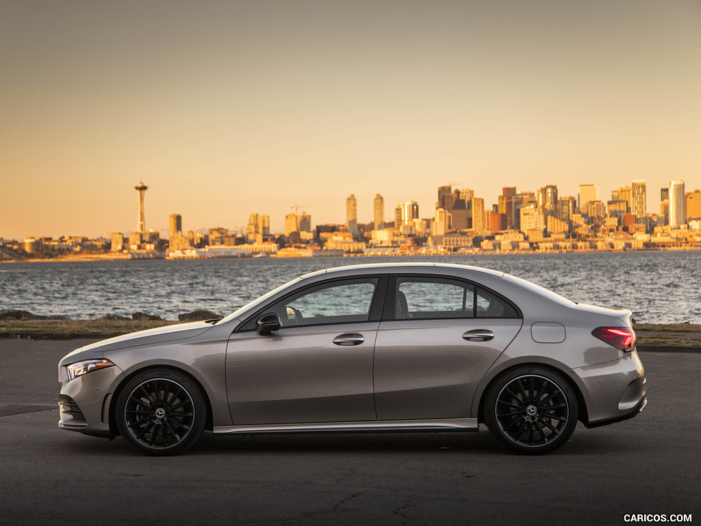 2019 Mercedes-Benz A-Class Sedan (US-Spec) - Side