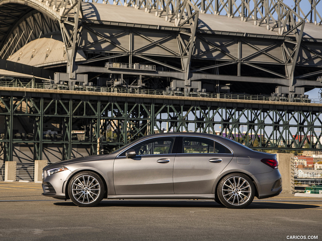 2019 Mercedes-Benz A-Class Sedan (US-Spec) - Side