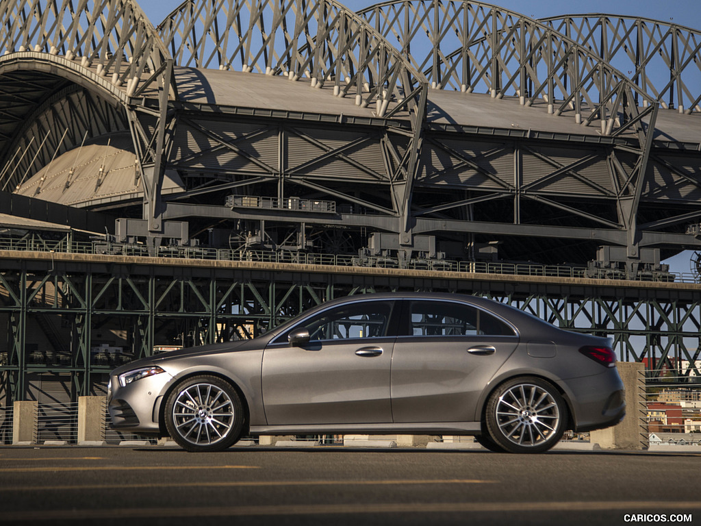 2019 Mercedes-Benz A-Class Sedan (US-Spec) - Side