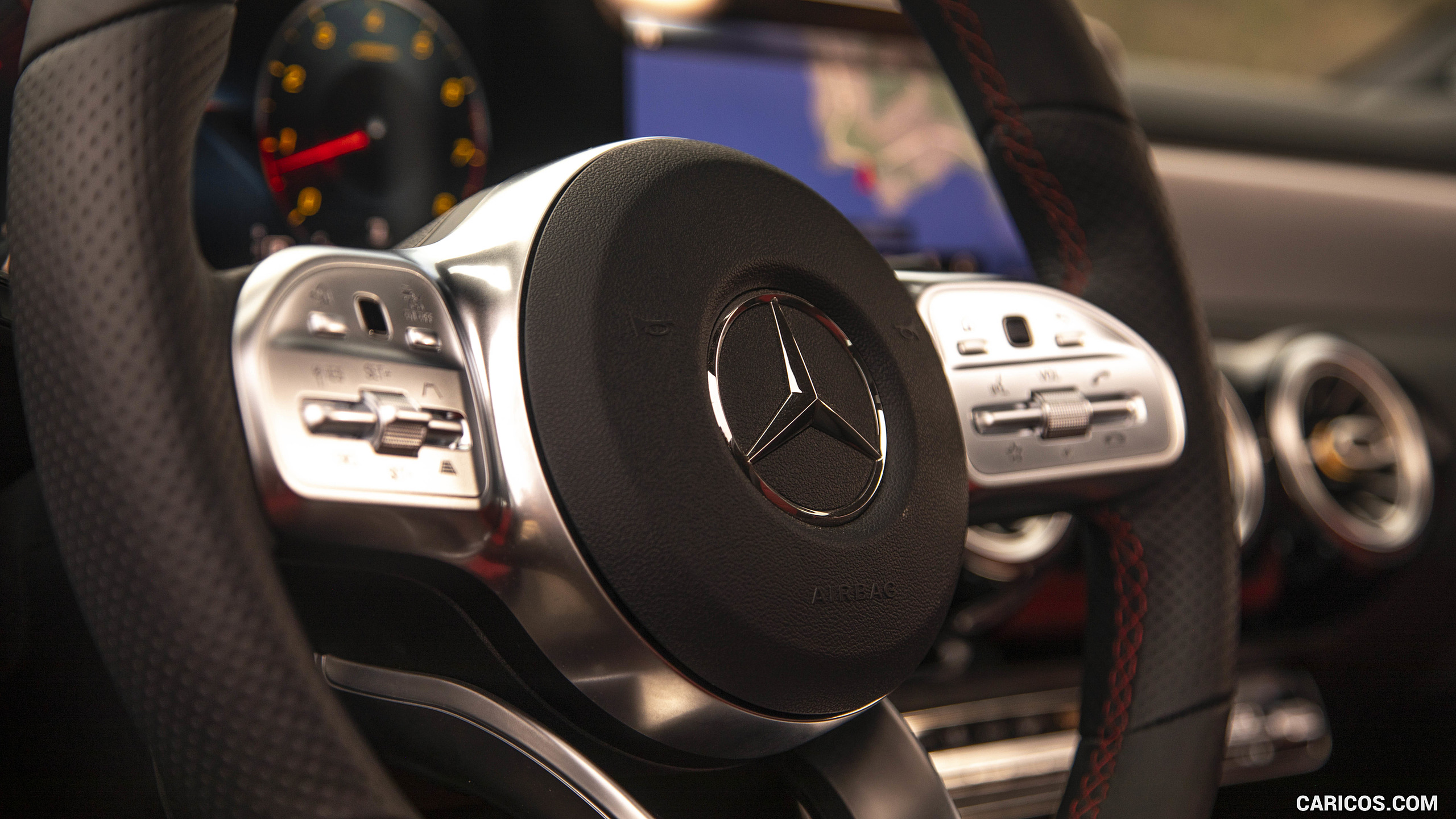 2019 Mercedes-Benz A220 4MATIC Sedan (US-Spec) - Interior, Steering Wheel, #95 of 214