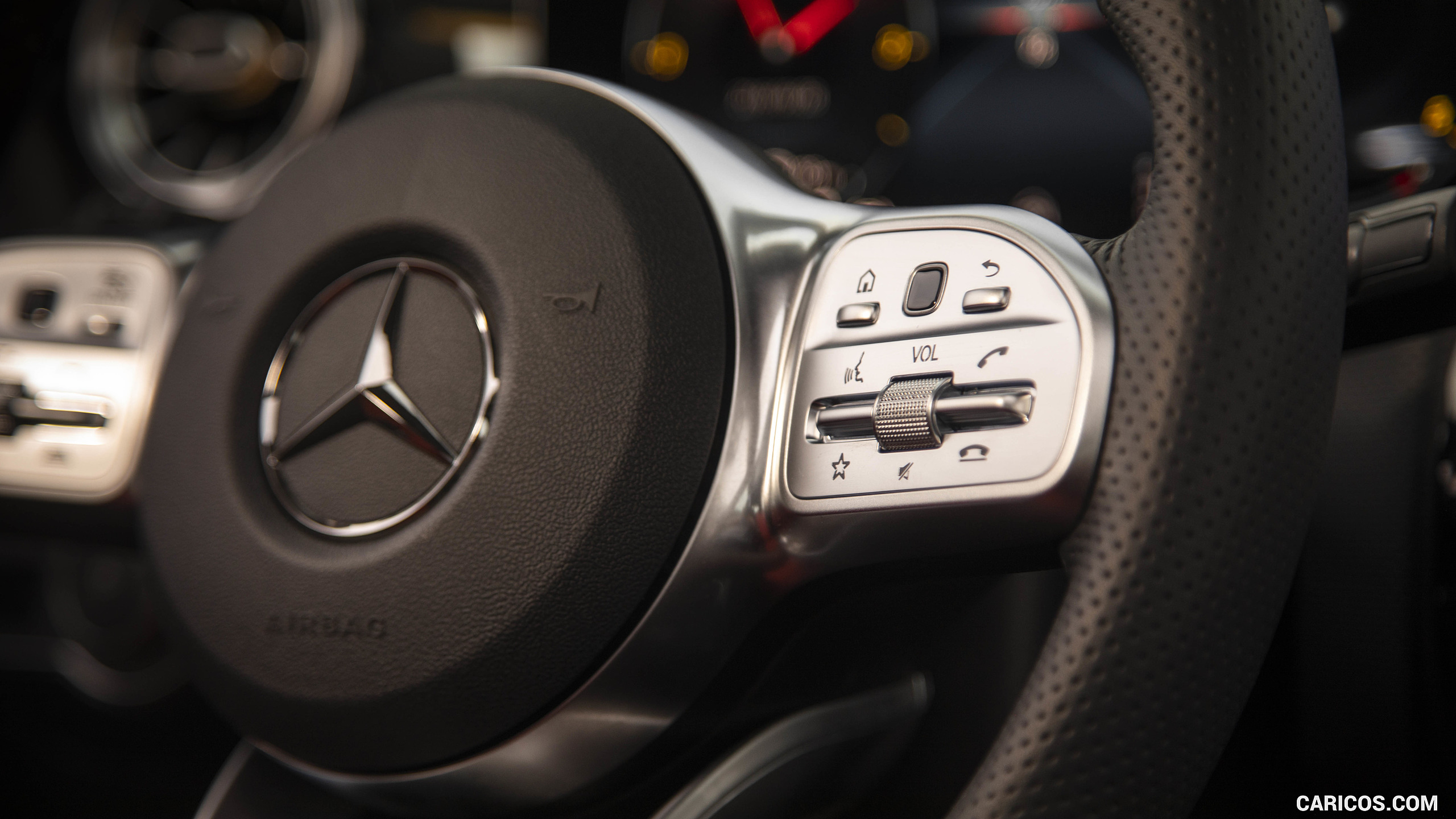 2019 Mercedes-Benz A220 4MATIC Sedan (US-Spec) - Interior, Steering Wheel, #99 of 214