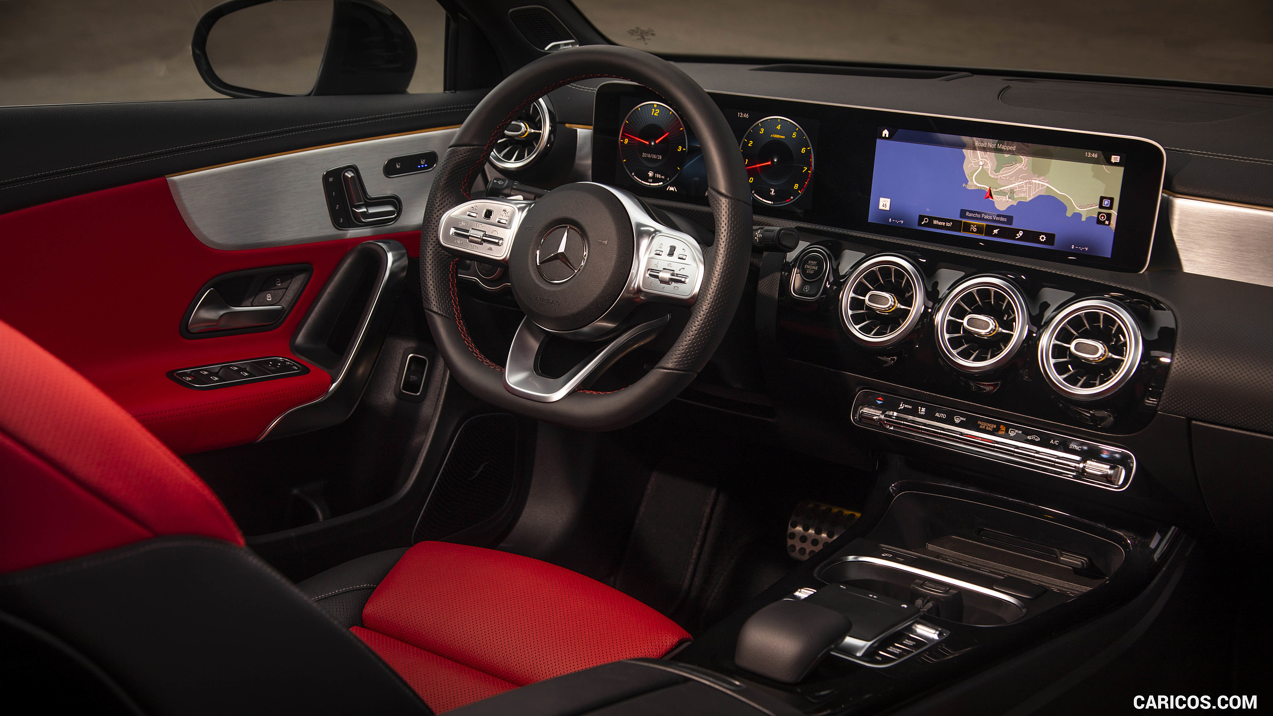 2019 Mercedes-Benz A220 4MATIC Sedan (US-Spec) - Interior, #89 of 214