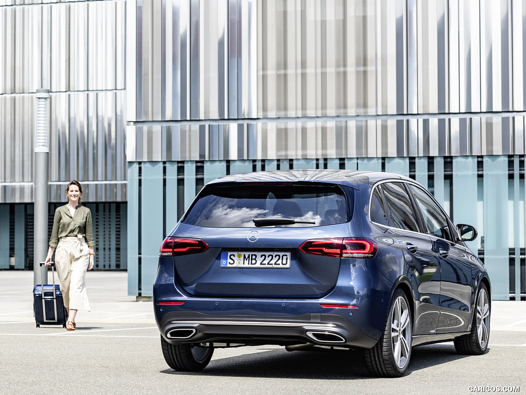 2019 Mercedes-Benz B-Class (Color: Denim Blue) - Rear