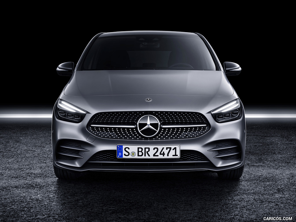 2019 Mercedes-Benz B-Class AMG Line (Color: Designo Mountain Grey Magno) - Front