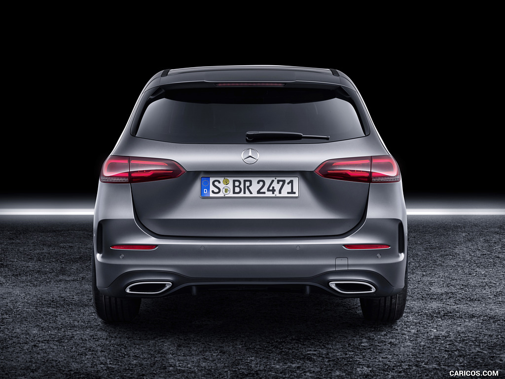 2019 Mercedes-Benz B-Class AMG Line (Color: Designo Mountain Grey Magno) - Rear