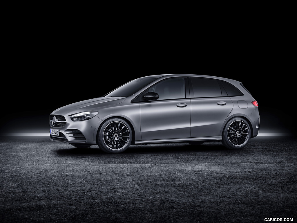 2019 Mercedes-Benz B-Class AMG Line (Color: Designo Mountain Grey Magno) - Side