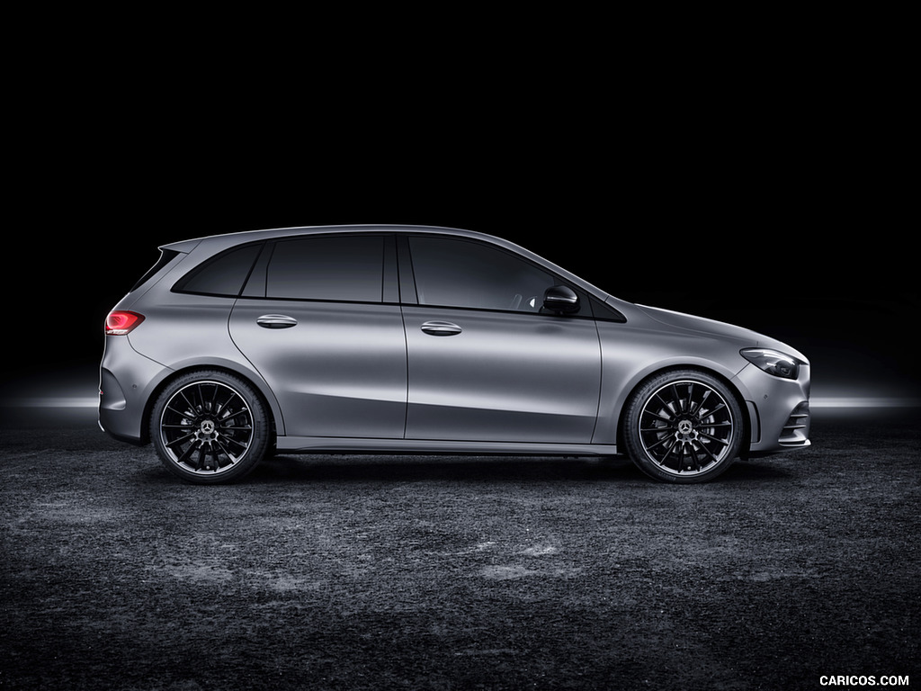 2019 Mercedes-Benz B-Class AMG Line (Color: Designo Mountain Grey Magno) - Side