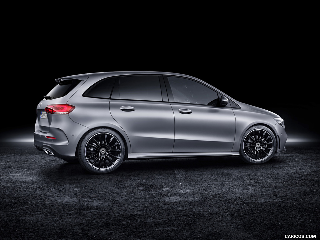 2019 Mercedes-Benz B-Class AMG Line (Color: Designo Mountain Grey Magno) - Side