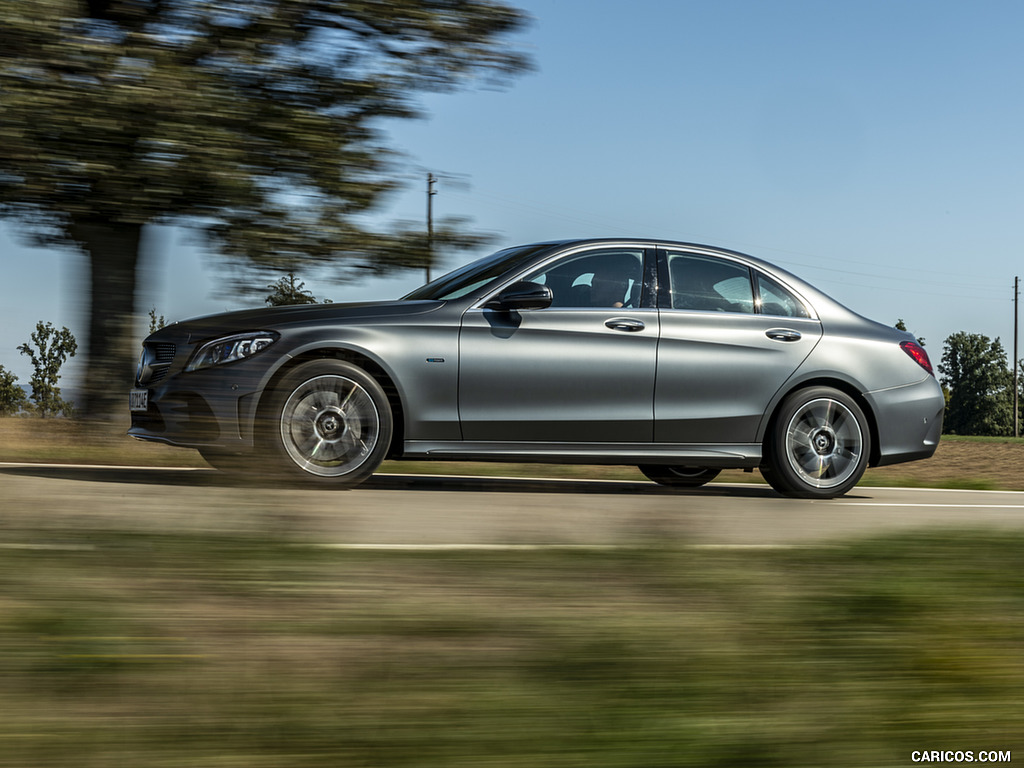 2019 Mercedes-Benz C 300 de Diesel Plug-in Hybrid Sedan (Color: Selenite Grey Shape) - Side