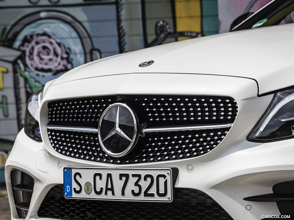 2019 Mercedes-Benz C-Class C300 Cabrio (Color: Diamond White) - Grille