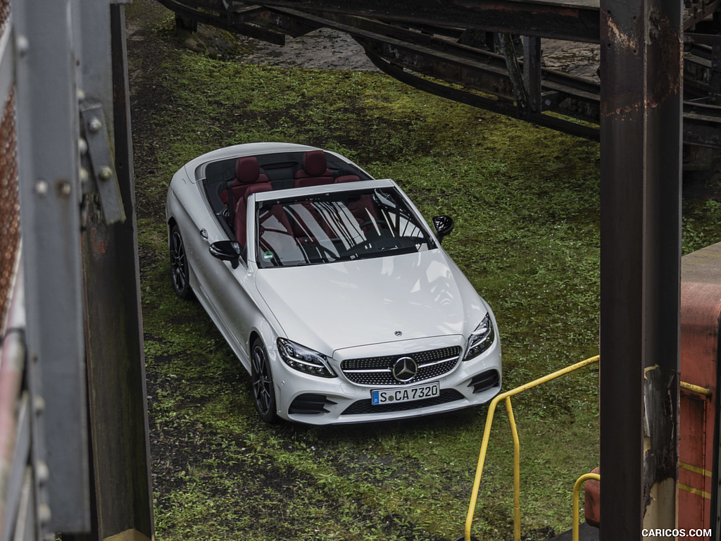 2019 Mercedes-Benz C-Class C300 Cabrio (Color: Diamond White) - Top