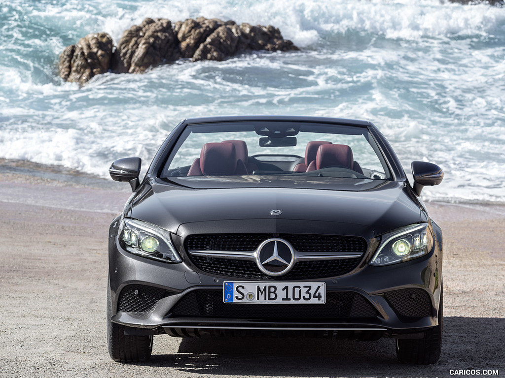 2019 Mercedes-Benz C-Class Cabrio (Color: Graphite Grey) - Front