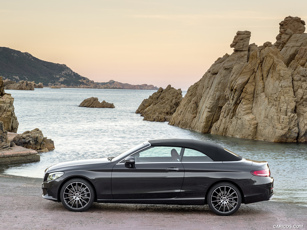 2019 Mercedes-Benz C-Class Cabrio (Color: Graphite Grey) - Side