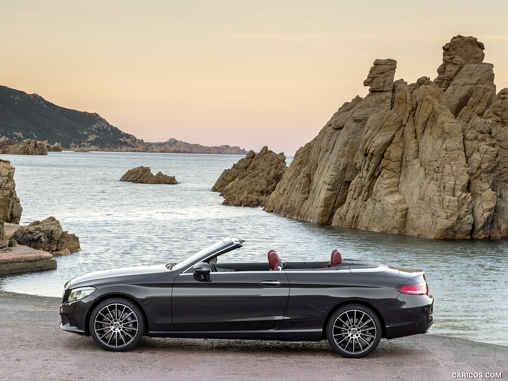 2019 Mercedes-Benz C-Class Cabrio (Color: Graphite Grey) - Side