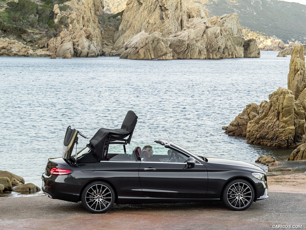 2019 Mercedes-Benz C-Class Cabrio (Color: Graphite Grey) - Side