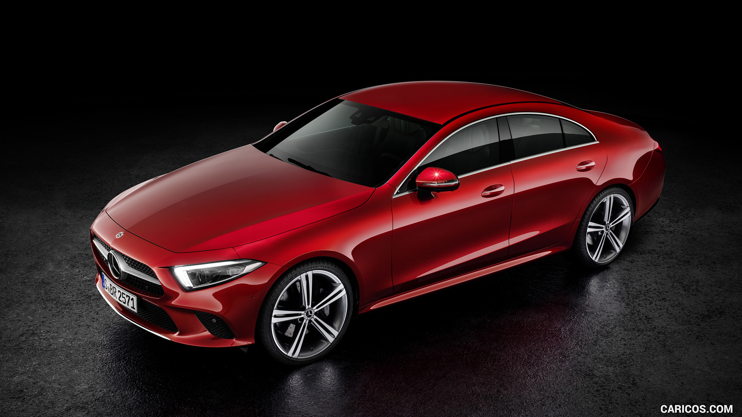 2019 Mercedes-Benz CLS (Color: Designo Hyacinth Red Metallic) - Front Three-Quarter, #43 of 231