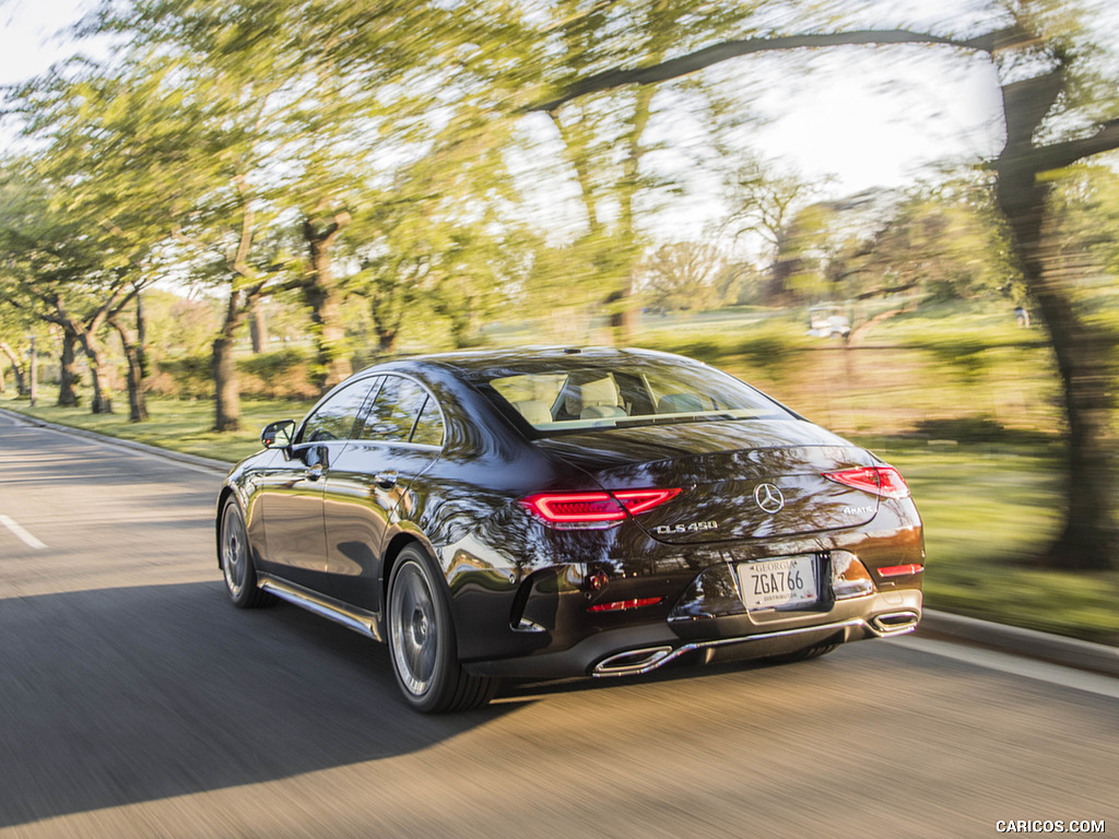 2019 Mercedes-Benz CLS 450 4MATIC (US-Spec) - Rear Three-Quarter