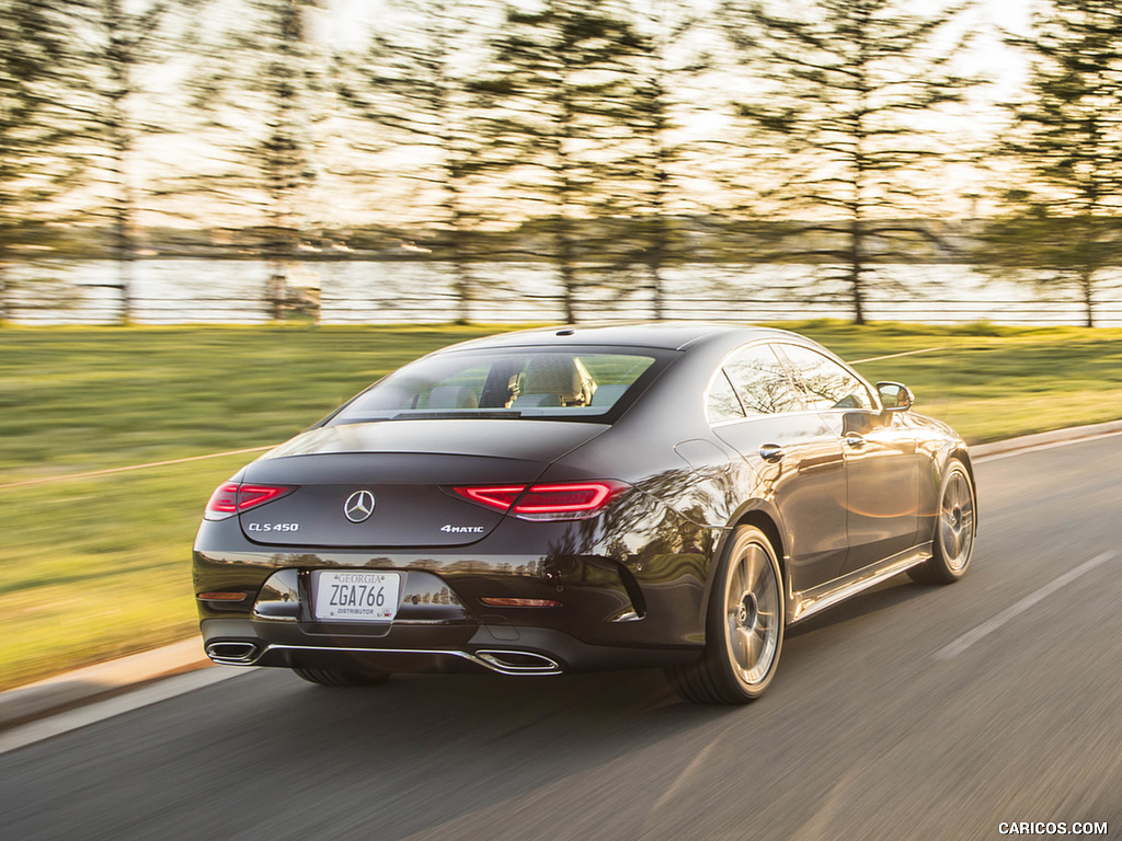 2019 Mercedes-Benz CLS 450 4MATIC (US-Spec) - Rear Three-Quarter