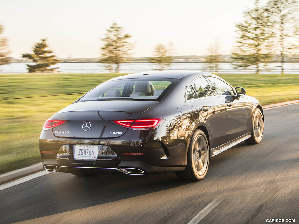 2019 Mercedes-Benz CLS 450 4MATIC (US-Spec) - Rear Three-Quarter