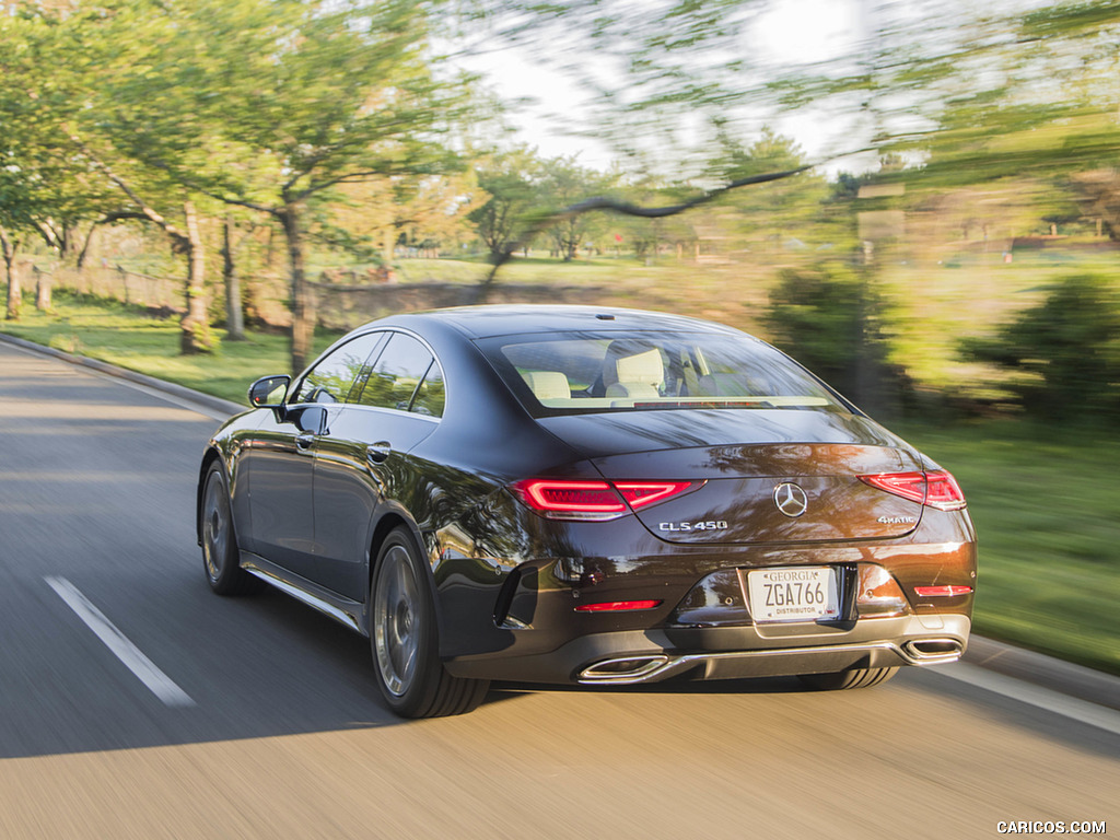 2019 Mercedes-Benz CLS 450 4MATIC (US-Spec) - Rear Three-Quarter