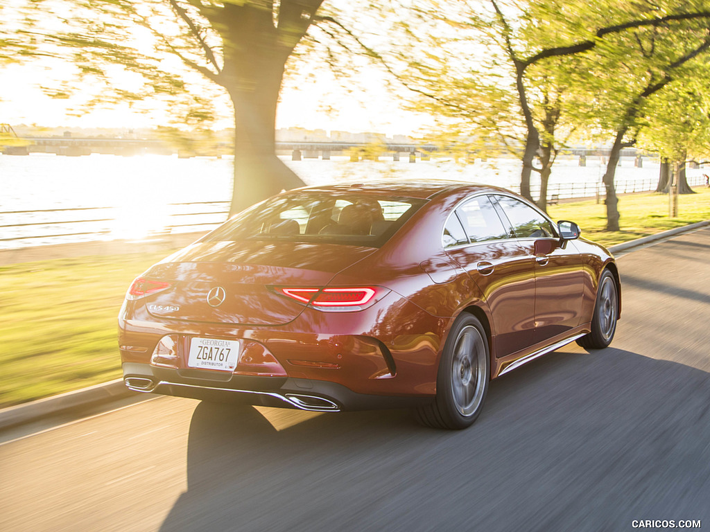 2019 Mercedes-Benz CLS 450 4MATIC (US-Spec) - Rear Three-Quarter