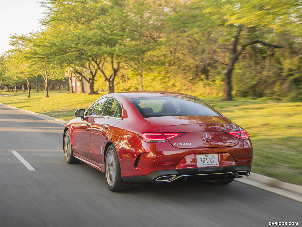 2019 Mercedes-Benz CLS 450 4MATIC (US-Spec) - Rear Three-Quarter