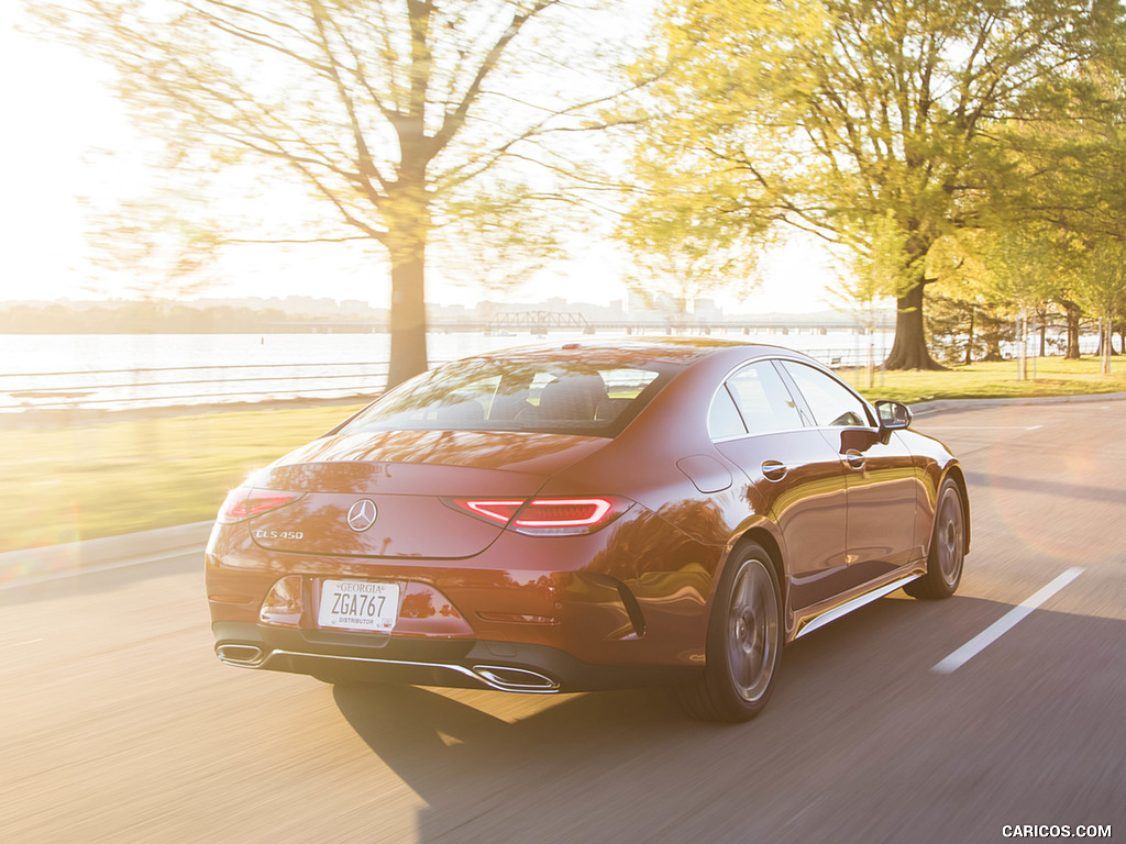 2019 Mercedes-Benz CLS 450 4MATIC (US-Spec) - Rear Three-Quarter