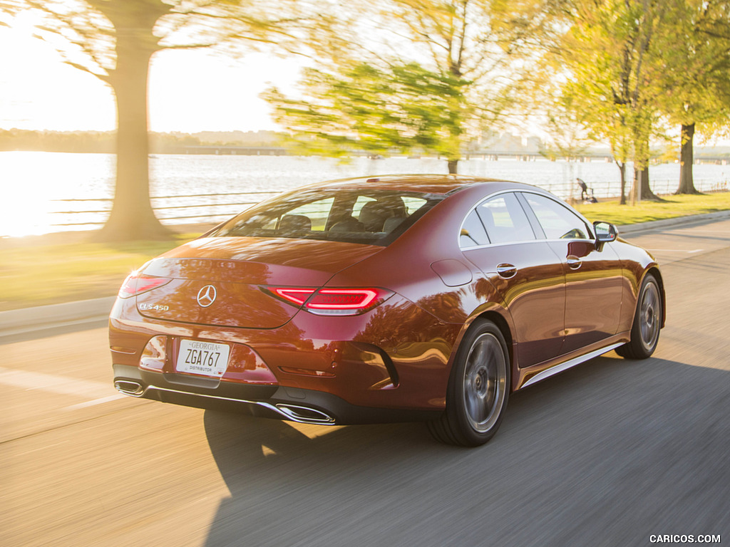 2019 Mercedes-Benz CLS 450 4MATIC (US-Spec) - Rear Three-Quarter