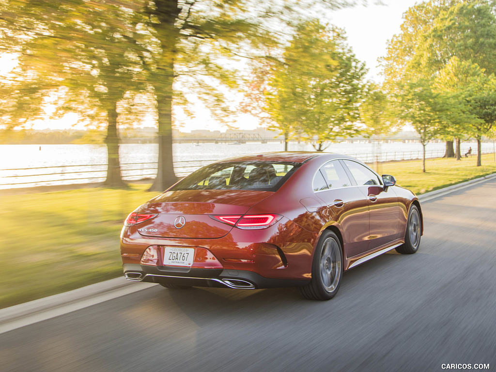 2019 Mercedes-Benz CLS 450 4MATIC (US-Spec) - Rear Three-Quarter