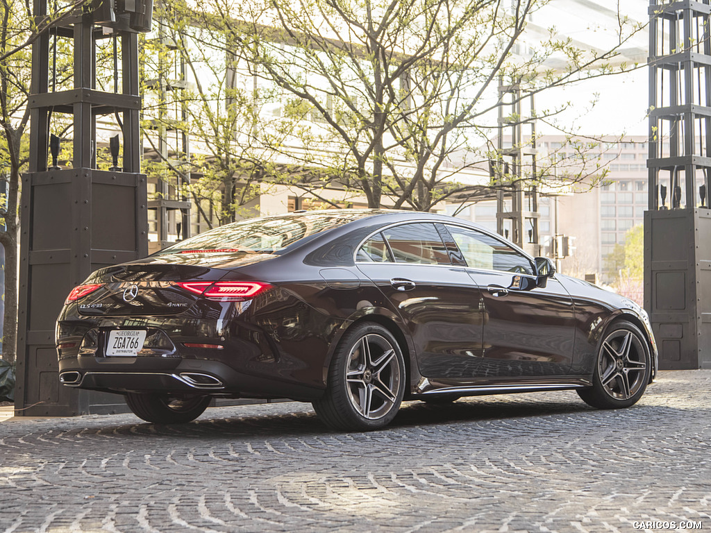 2019 Mercedes-Benz CLS 450 4MATIC (US-Spec) - Rear Three-Quarter