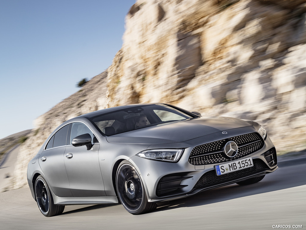 2019 Mercedes-Benz CLS Edition 1 (Color: Selenite Grey Designo) - Front Three-Quarter