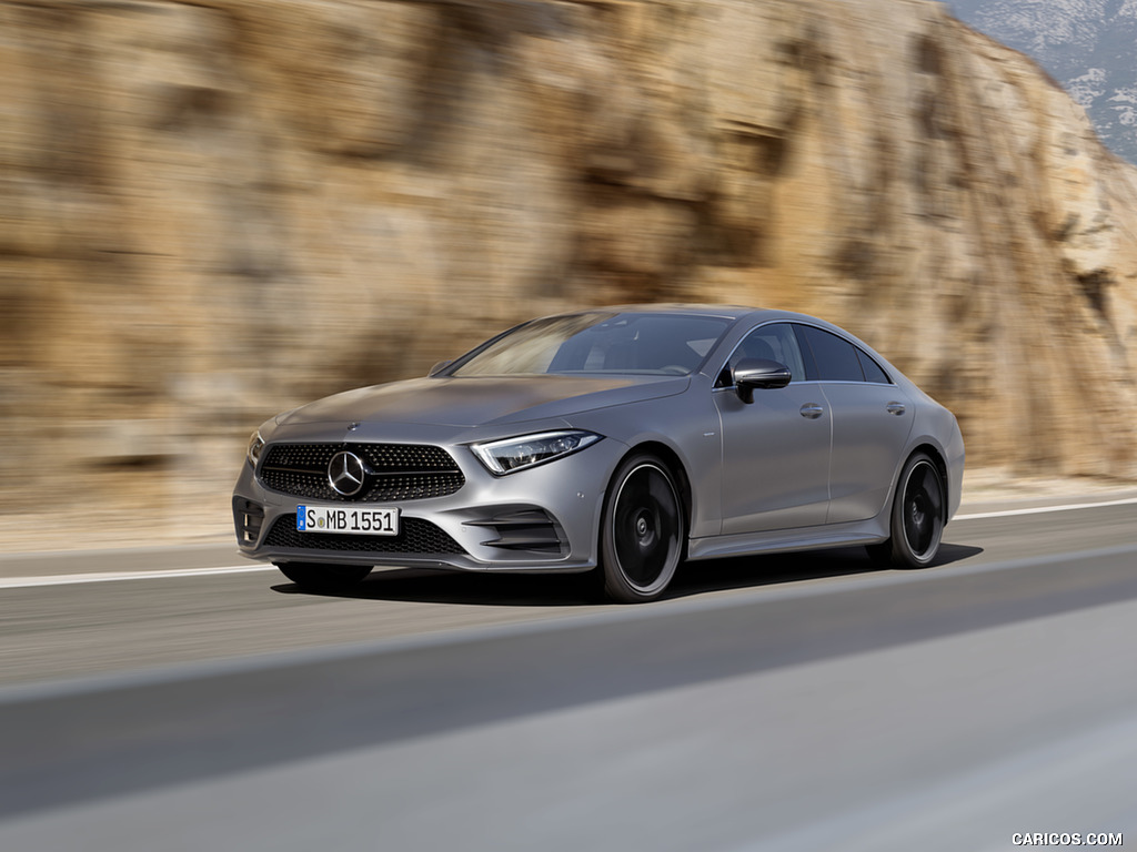 2019 Mercedes-Benz CLS Edition 1 (Color: Selenite Grey Designo) - Front Three-Quarter