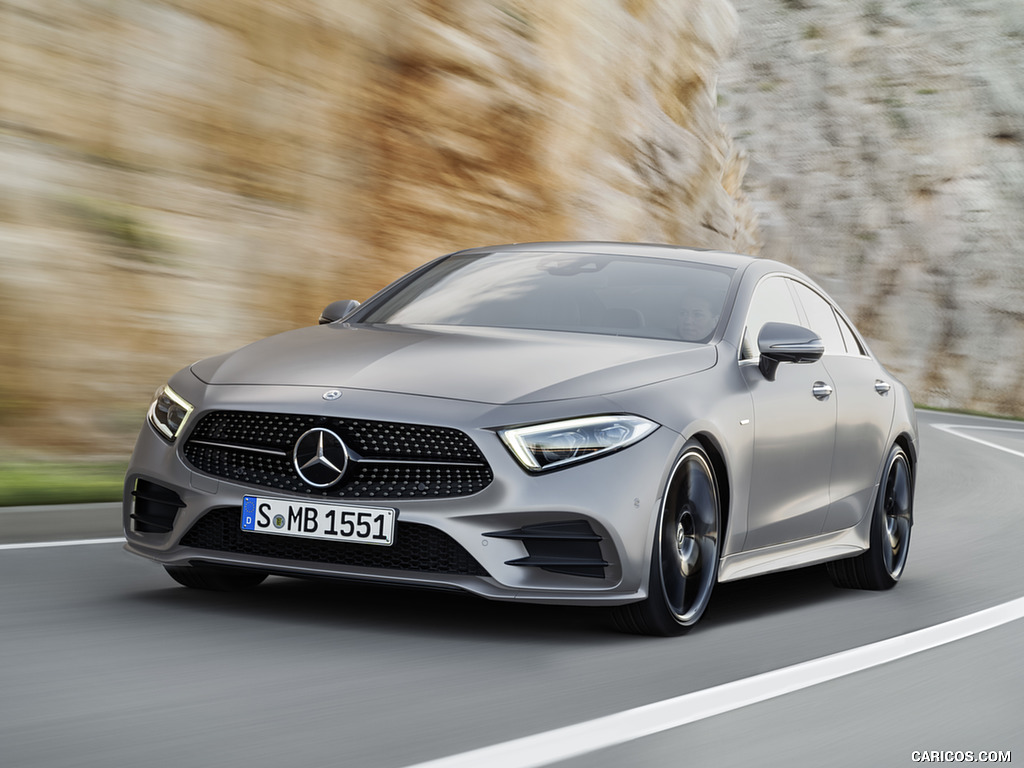 2019 Mercedes-Benz CLS Edition 1 (Color: Selenite Grey Designo) - Front Three-Quarter