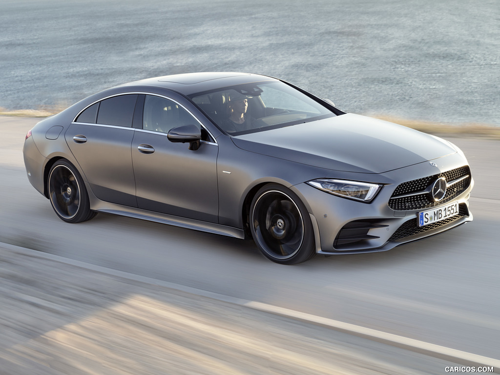 2019 Mercedes-Benz CLS Edition 1 (Color: Selenite Grey Designo) - Front Three-Quarter