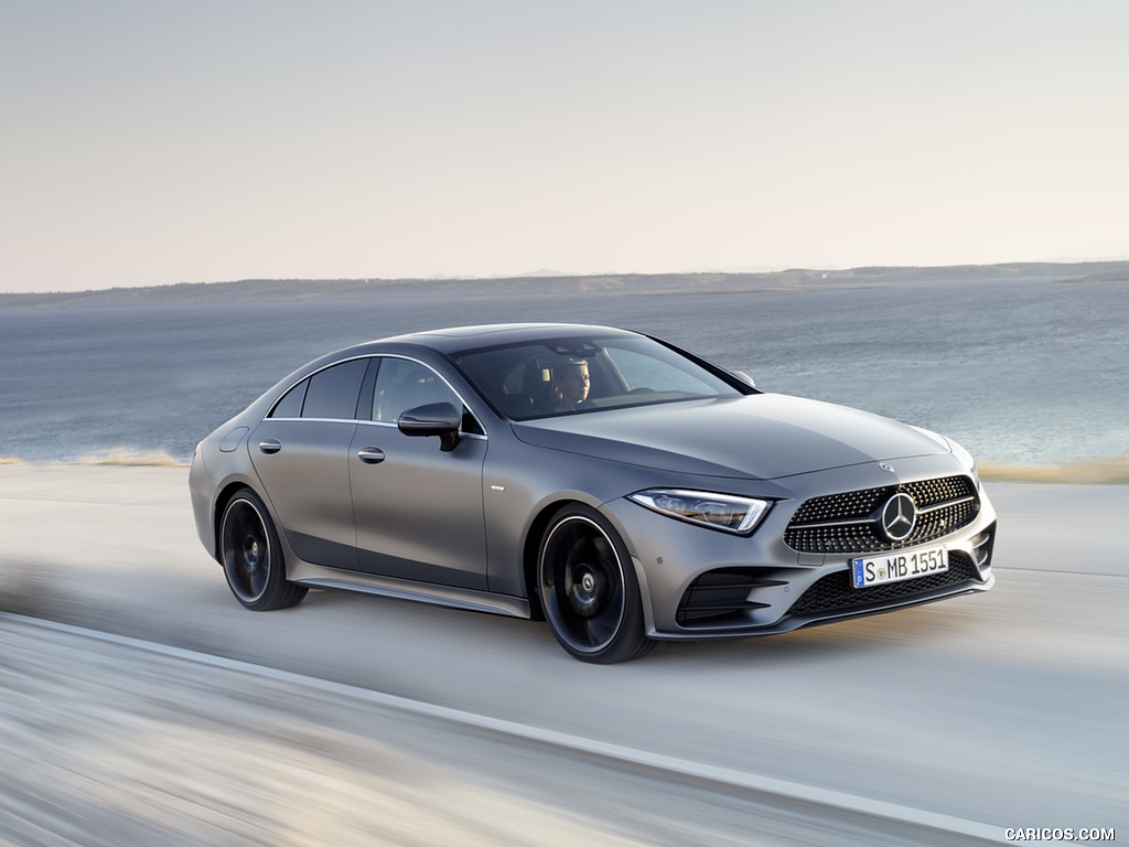 2019 Mercedes-Benz CLS Edition 1 (Color: Selenite Grey Designo) - Front Three-Quarter