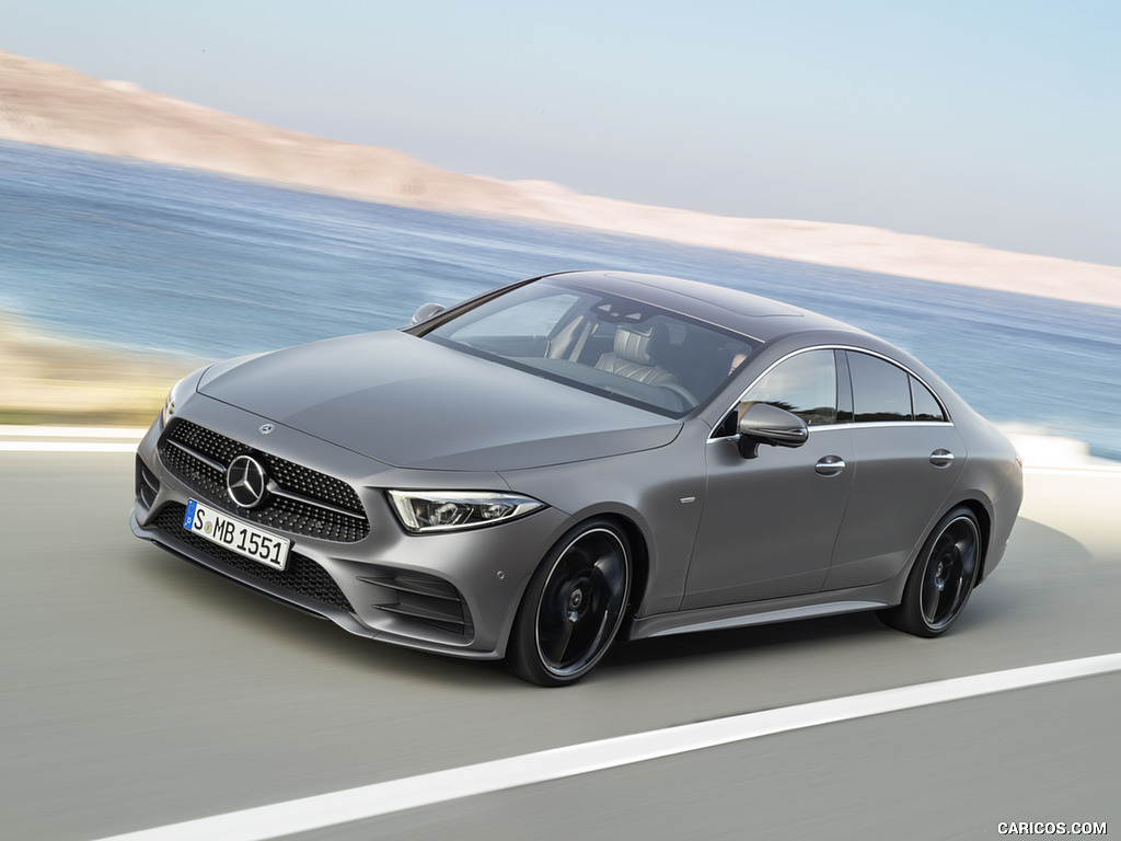 2019 Mercedes-Benz CLS Edition 1 (Color: Selenite Grey Designo) - Front Three-Quarter