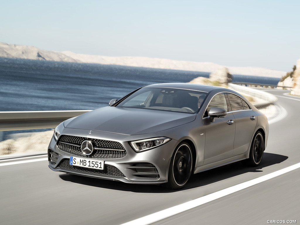 2019 Mercedes-Benz CLS Edition 1 (Color: Selenite Grey Designo) - Front Three-Quarter