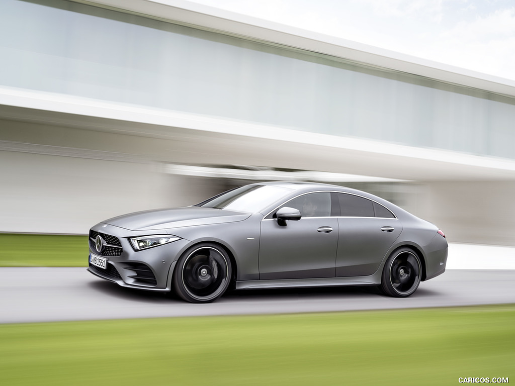 2019 Mercedes-Benz CLS Edition 1 (Color: Selenite Grey Designo) - Front Three-Quarter