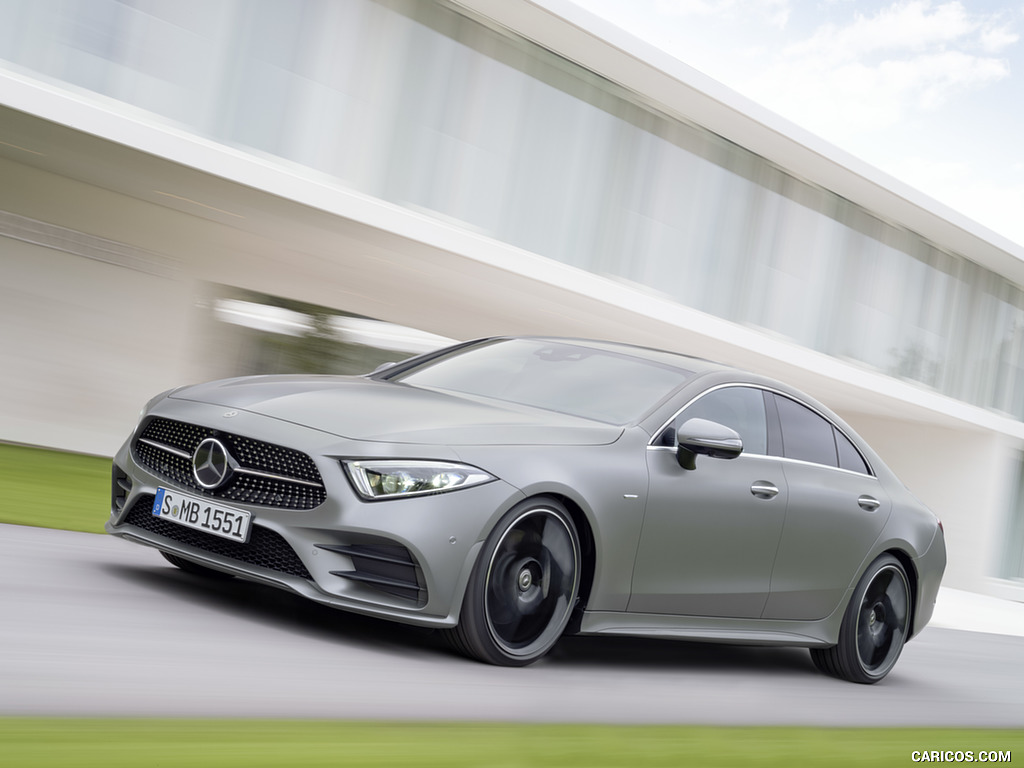 2019 Mercedes-Benz CLS Edition 1 (Color: Selenite Grey Designo) - Front Three-Quarter