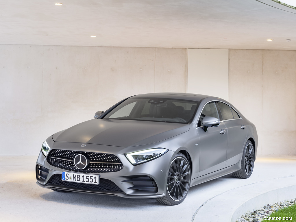 2019 Mercedes-Benz CLS Edition 1 (Color: Selenite Grey Designo) - Front Three-Quarter