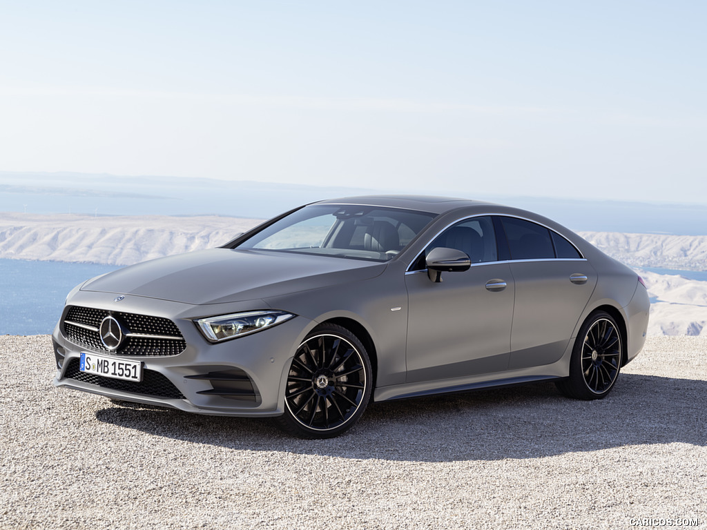 2019 Mercedes-Benz CLS Edition 1 (Color: Selenite Grey Designo) - Front Three-Quarter