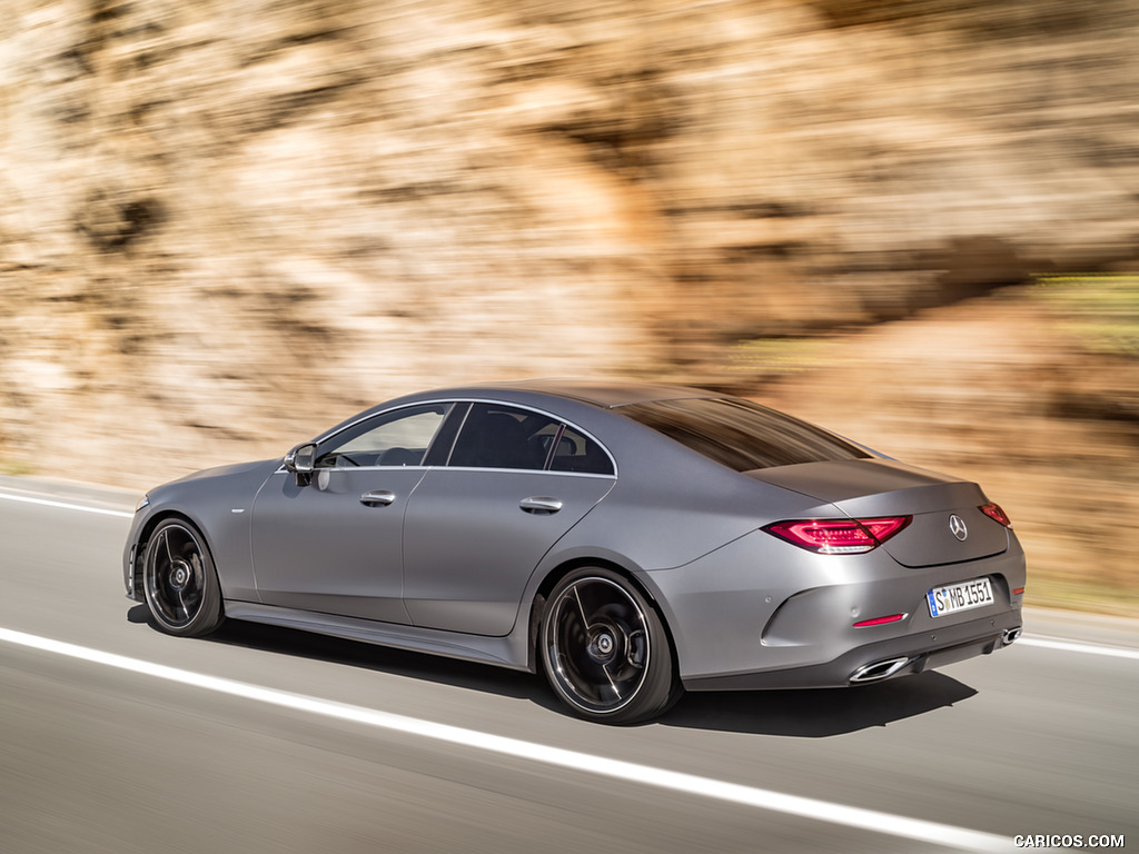 2019 Mercedes-Benz CLS Edition 1 (Color: Selenite Grey Designo) - Rear Three-Quarter