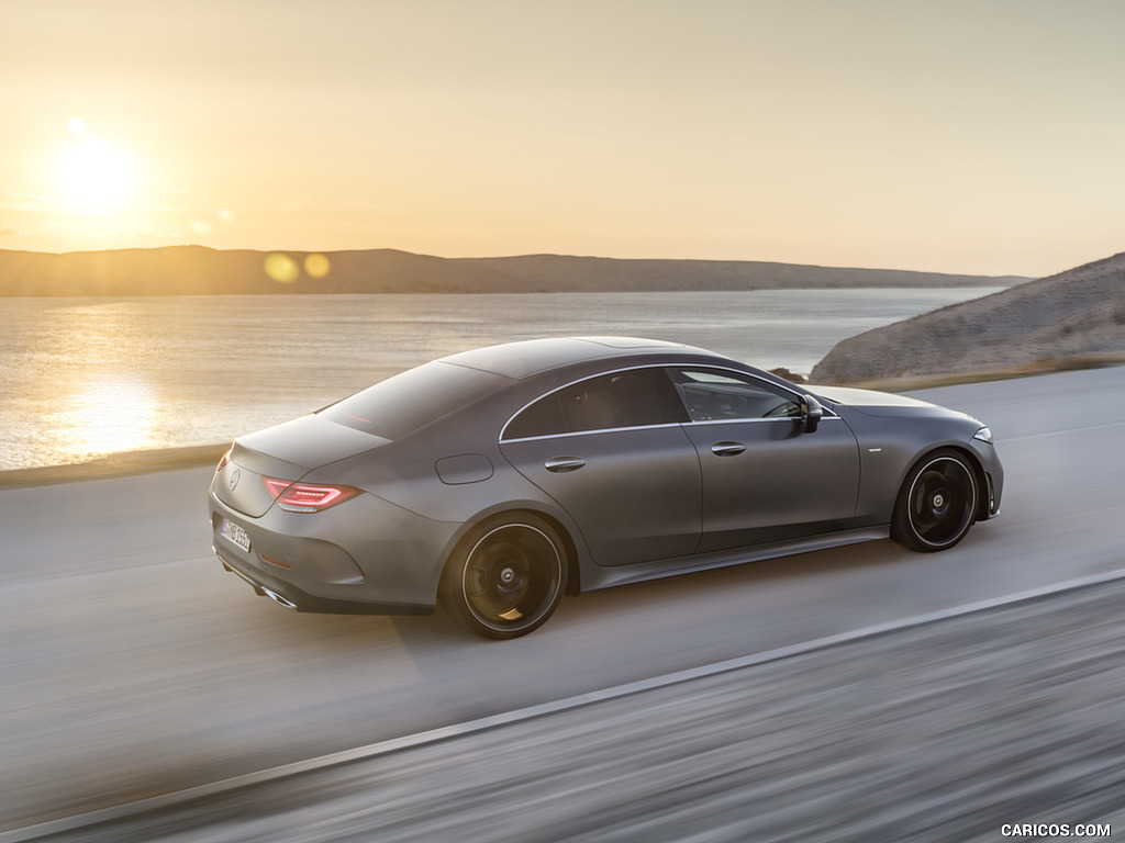 2019 Mercedes-Benz CLS Edition 1 (Color: Selenite Grey Designo) - Rear Three-Quarter